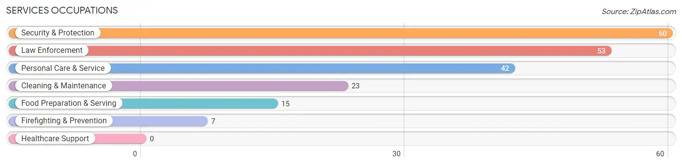 Services Occupations in Reagan County