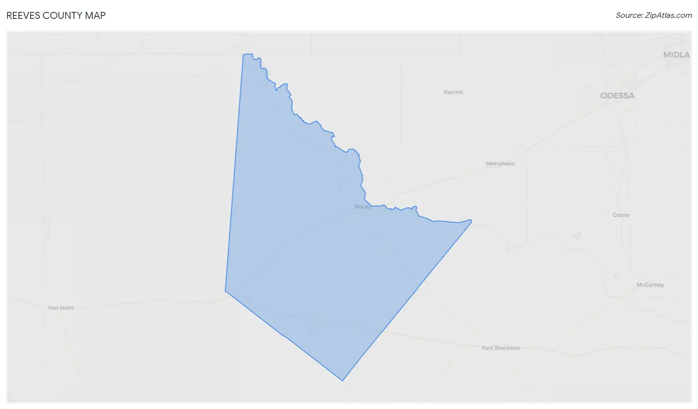 Reeves County Map