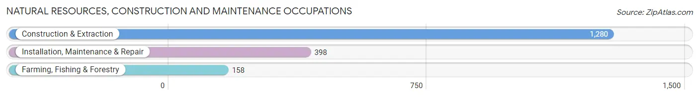 Natural Resources, Construction and Maintenance Occupations in Reeves County