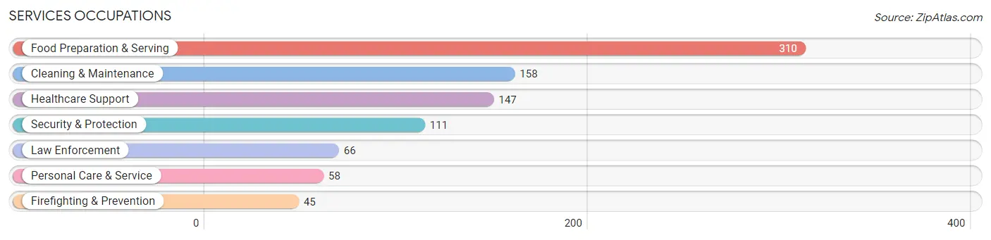 Services Occupations in Runnels County