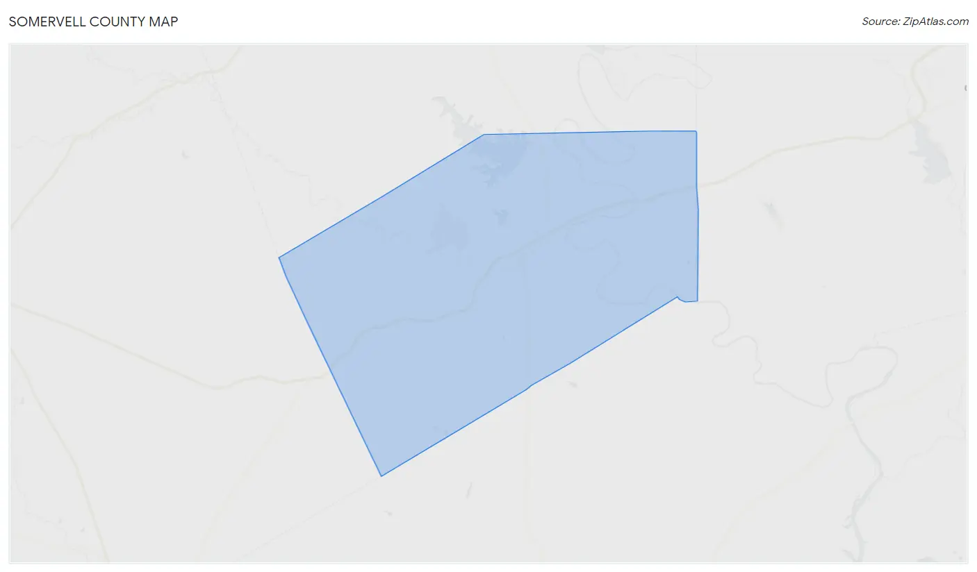 Somervell County Map