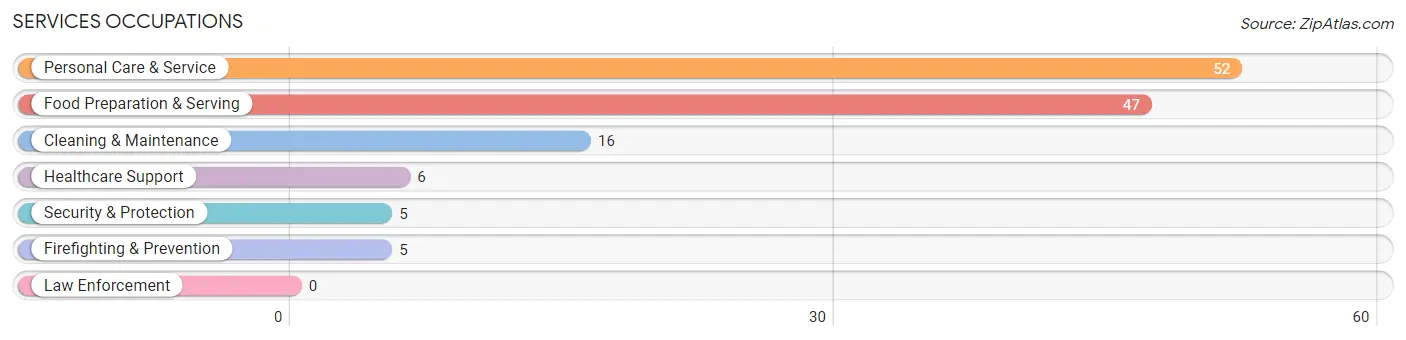 Services Occupations in Stonewall County