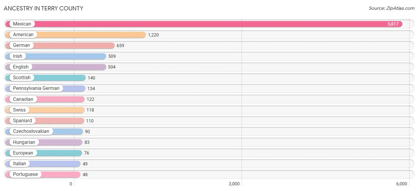 Ancestry in Terry County