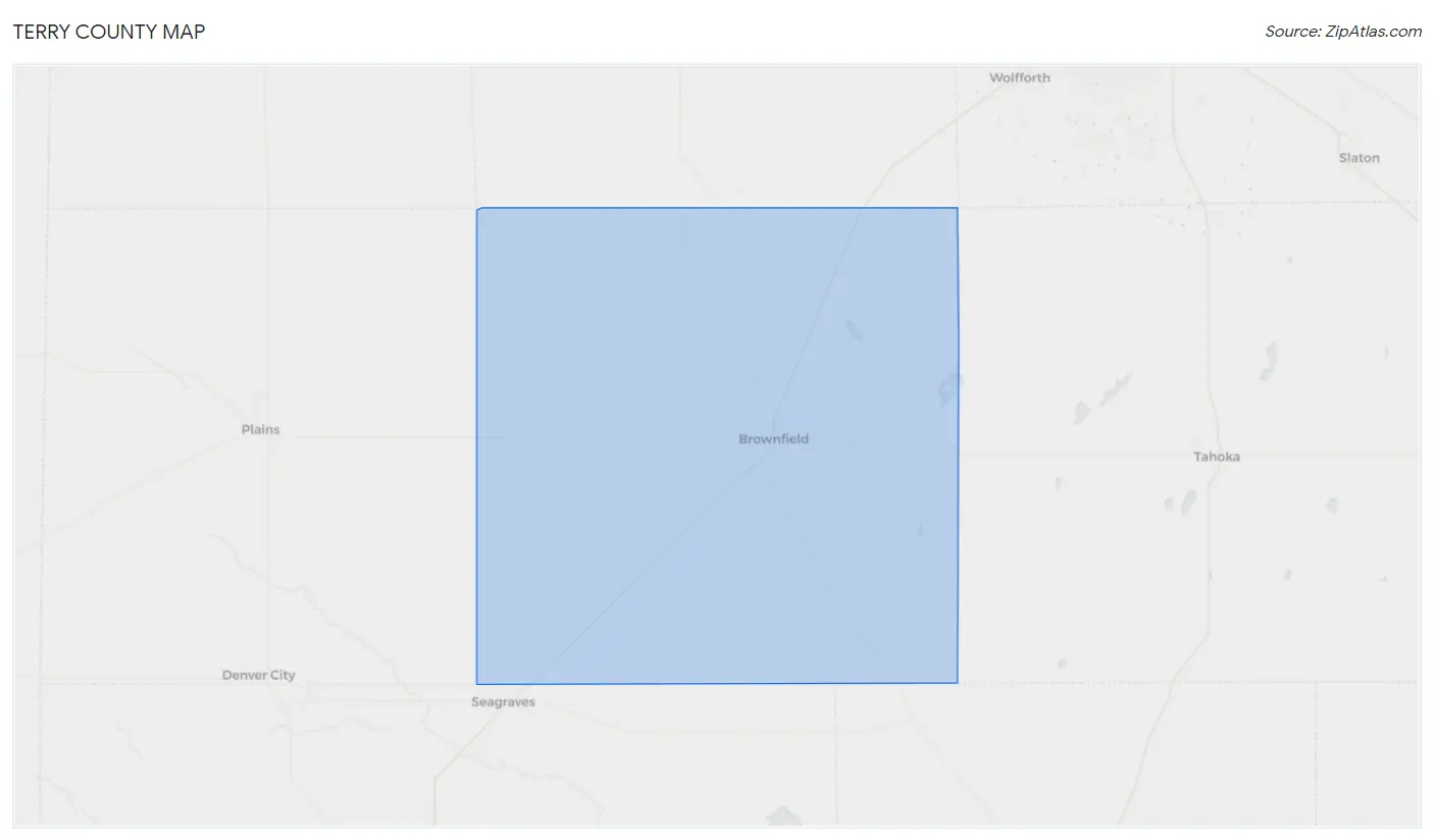Terry County Map