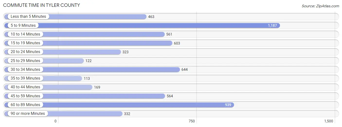 Commute Time in Tyler County