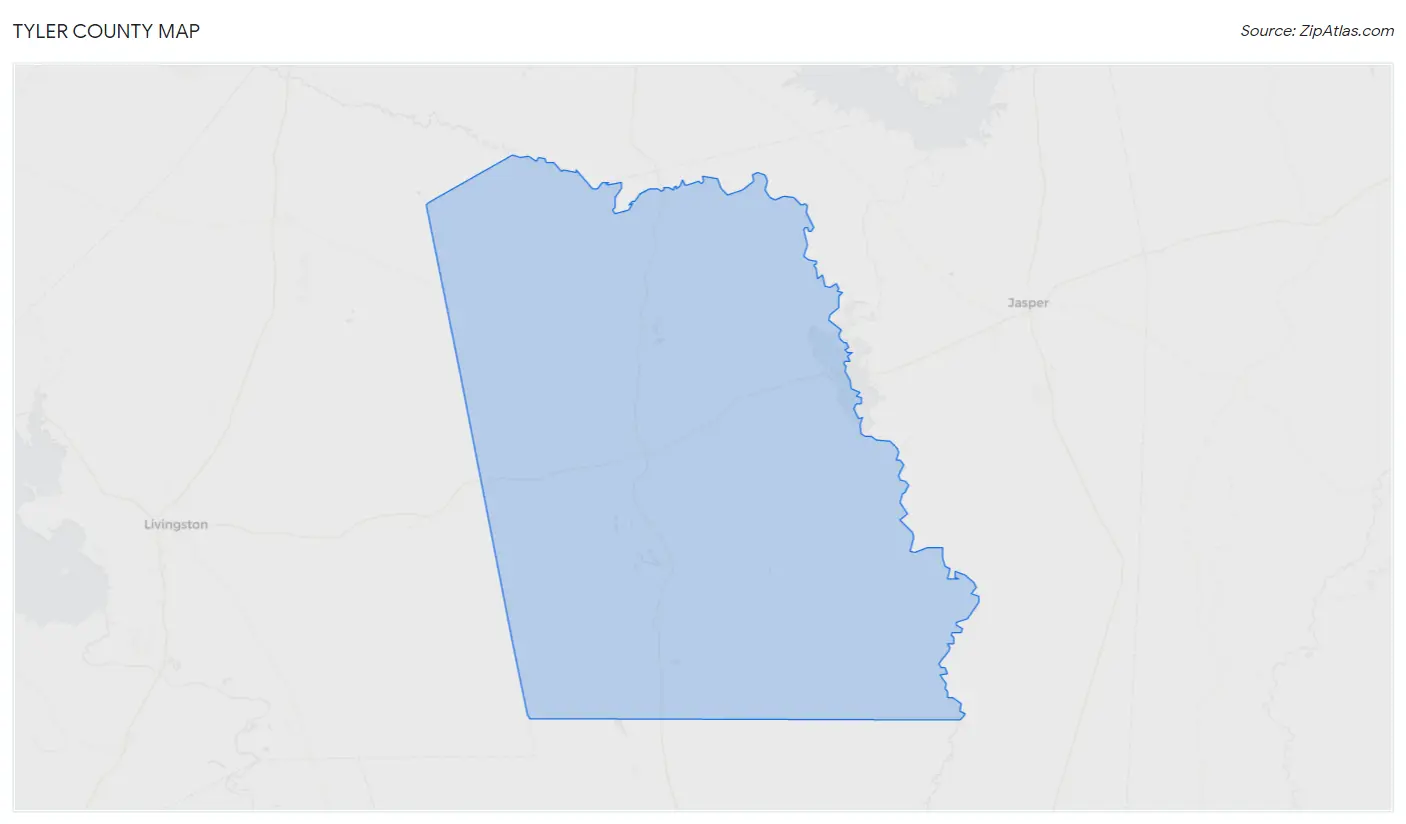 Tyler County Map