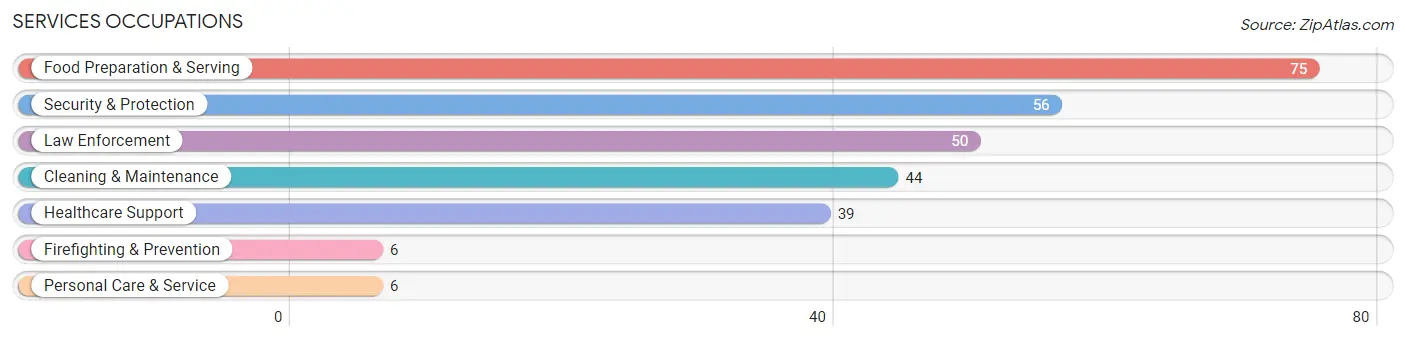 Services Occupations in Upton County