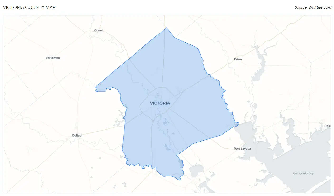 Victoria County Map