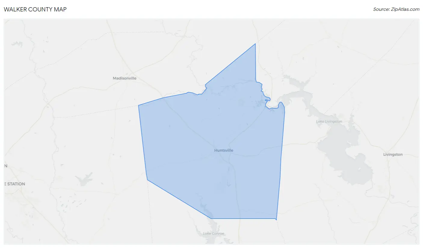 Walker County Map