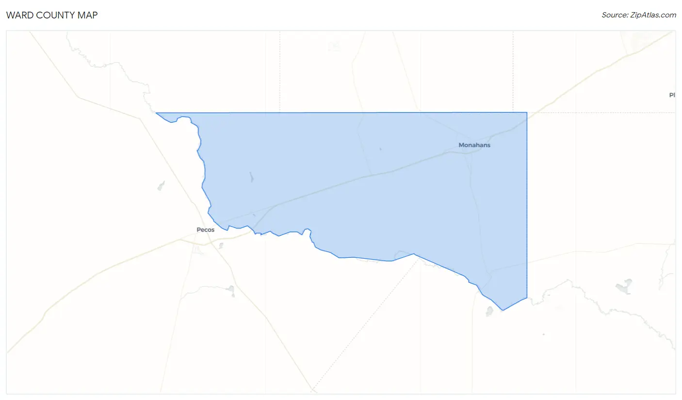 Ward County Map