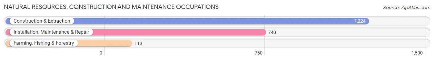 Natural Resources, Construction and Maintenance Occupations in Washington County