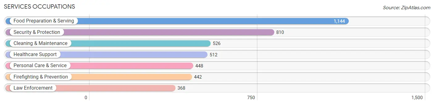 Services Occupations in Wilson County