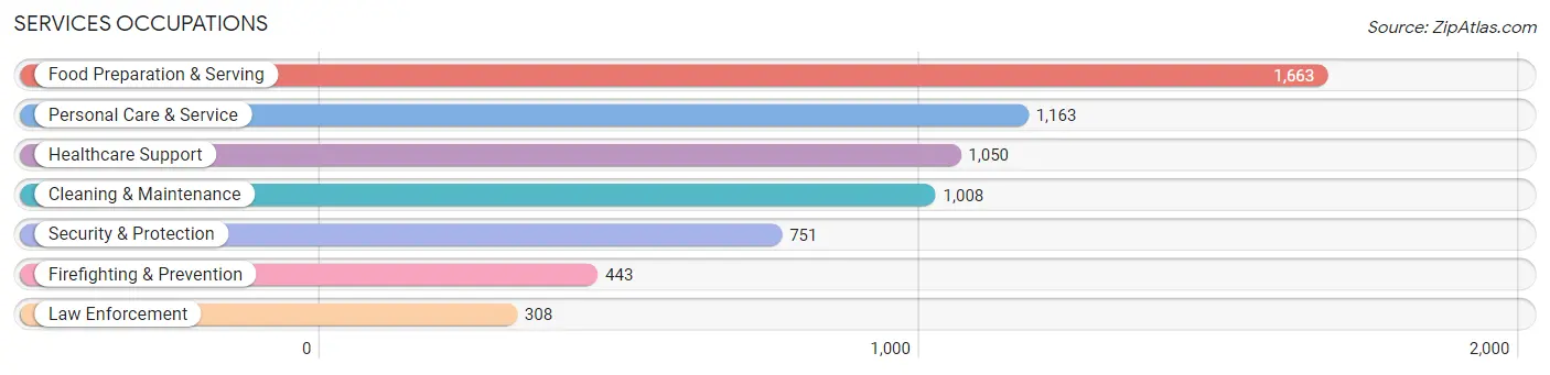 Services Occupations in Wise County