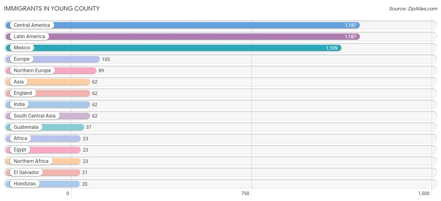 Immigrants in Young County