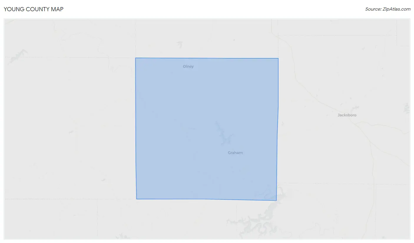 Young County Map