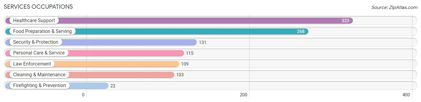 Services Occupations in Zapata County