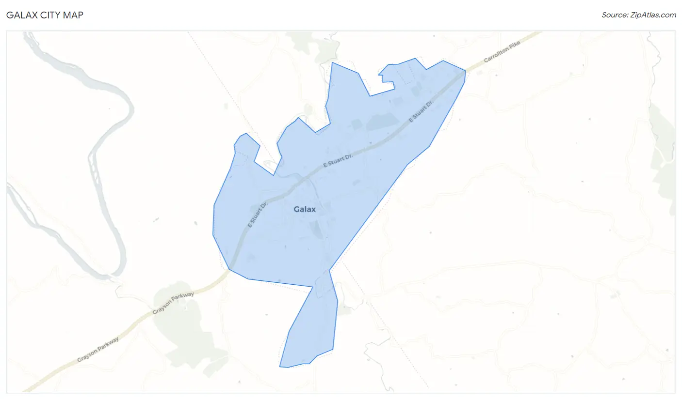 Galax city Map