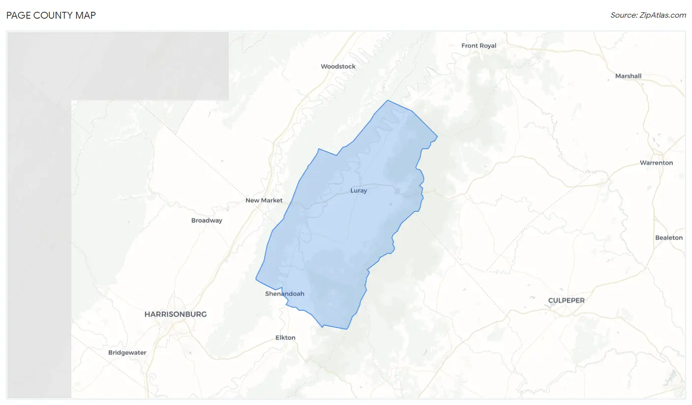 Page County Map