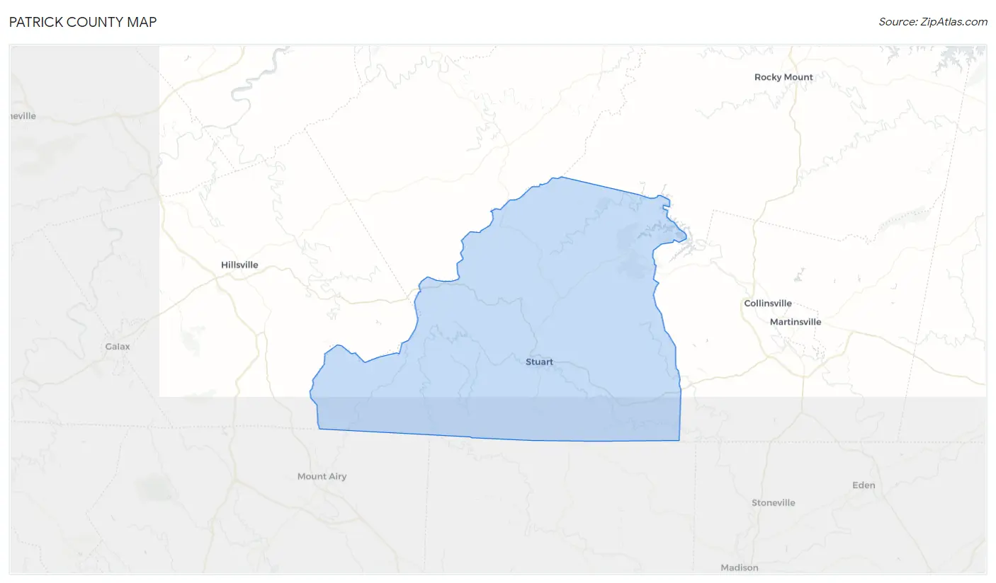Patrick County Map