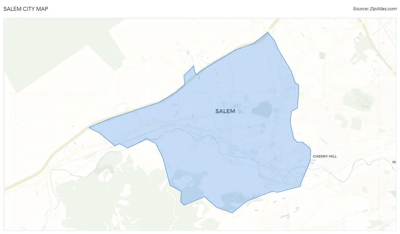 Salem city Map