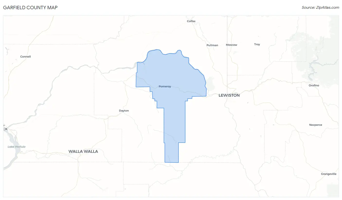 Garfield County Map