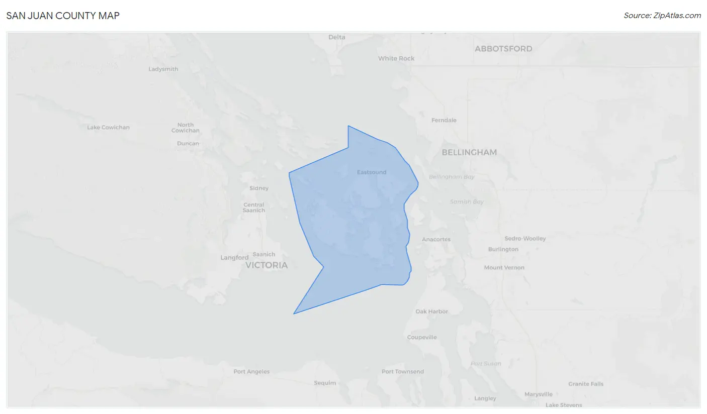San Juan County Map