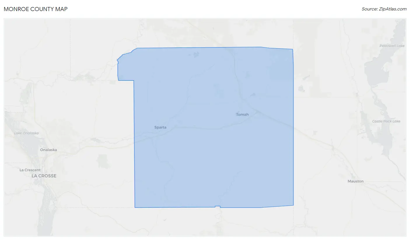 Monroe County Map