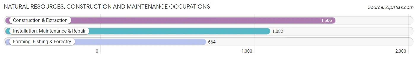 Natural Resources, Construction and Maintenance Occupations in Monroe County