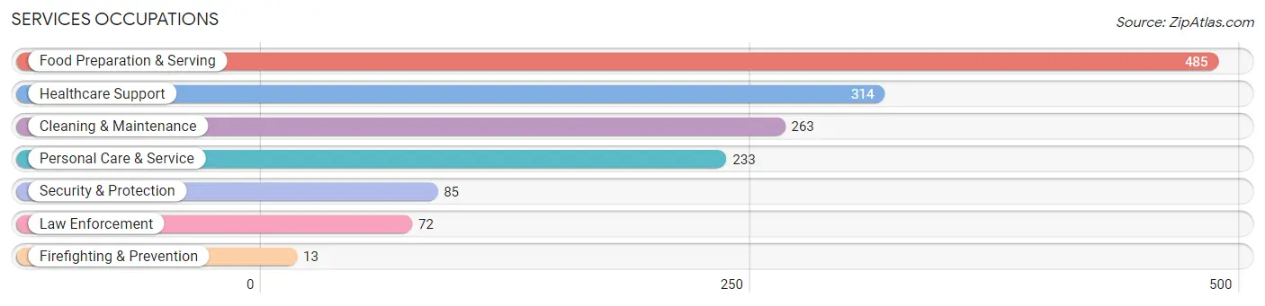 Services Occupations in Taylor County