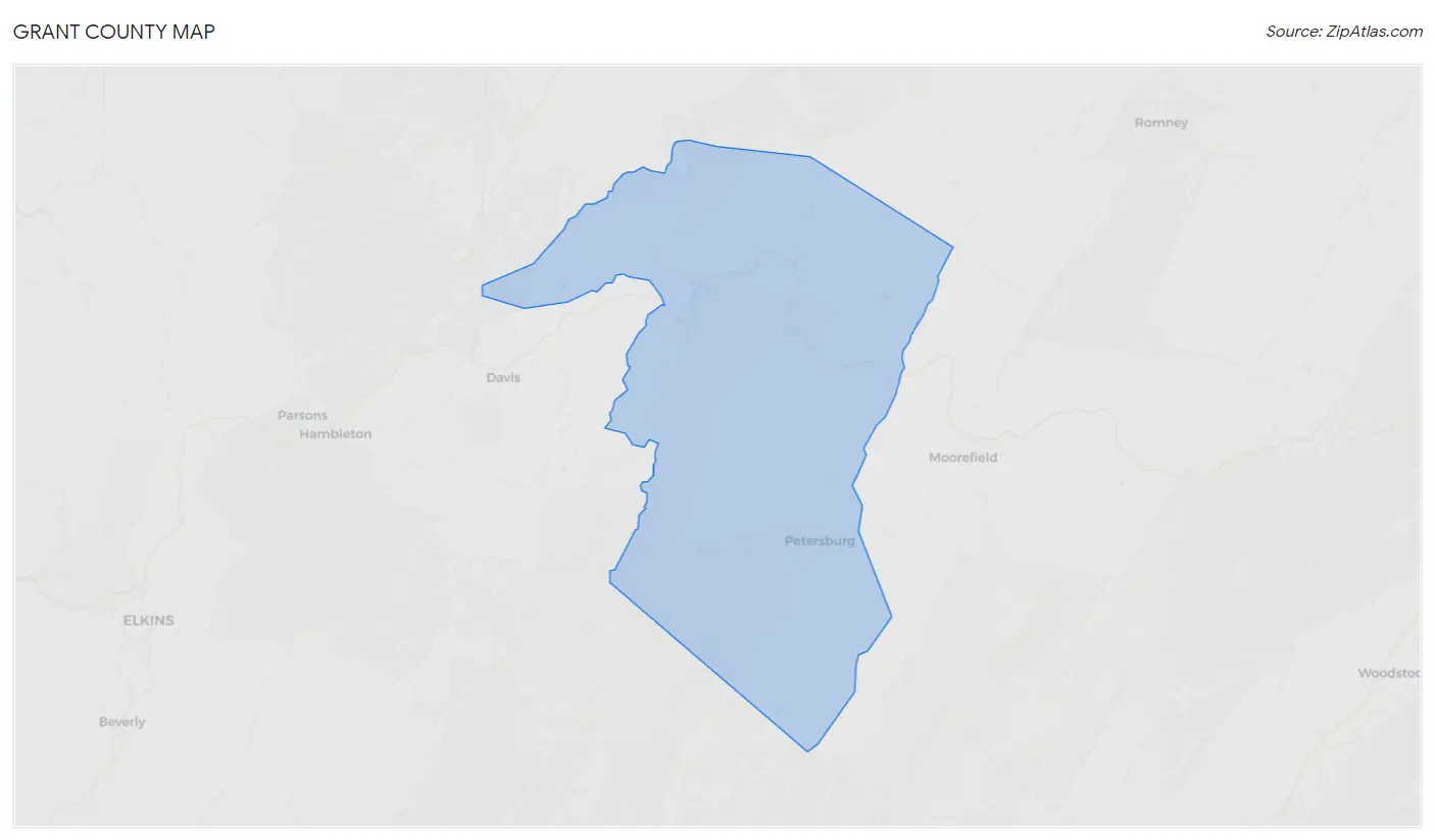 Grant County Map