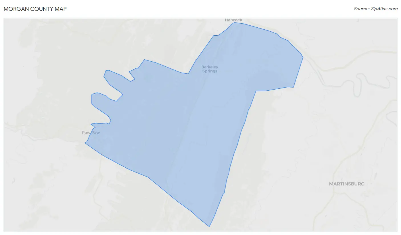 Morgan County Map