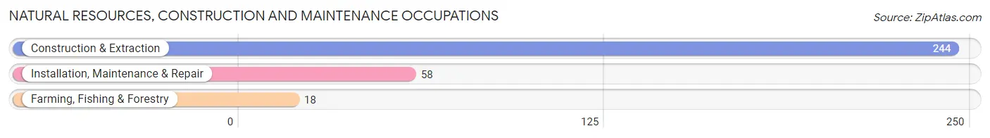 Natural Resources, Construction and Maintenance Occupations in Pleasants County