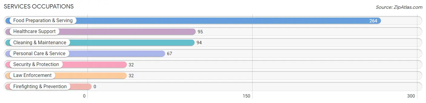 Services Occupations in Pocahontas County