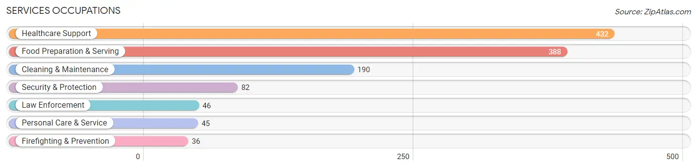 Services Occupations in Taylor County