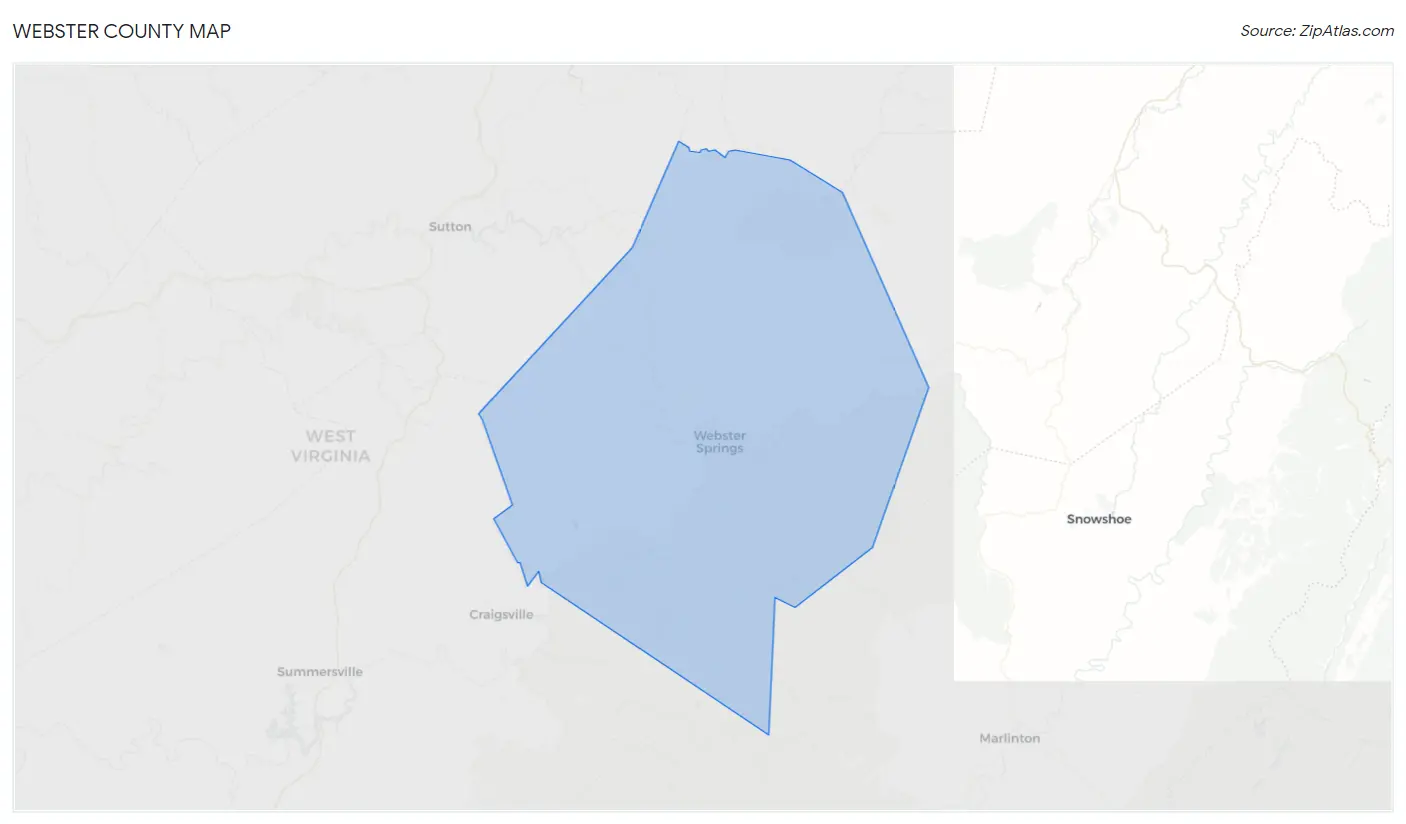 Webster County Map