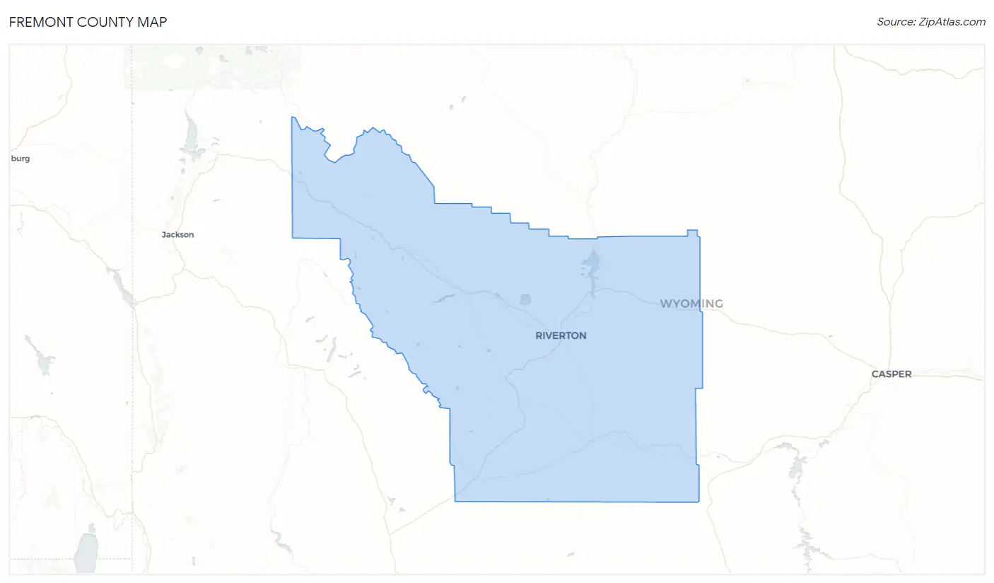 Fremont County Map