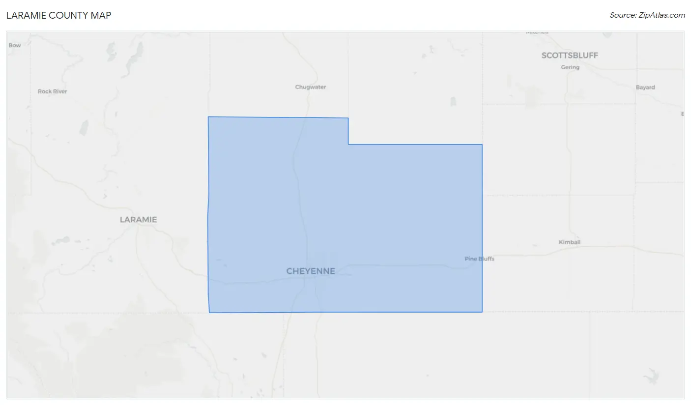 Laramie County Map