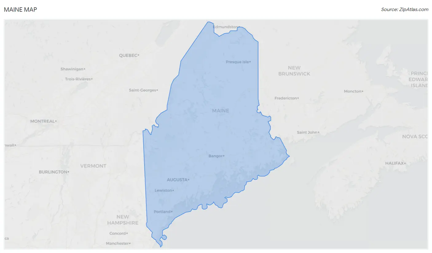 Maine Map
