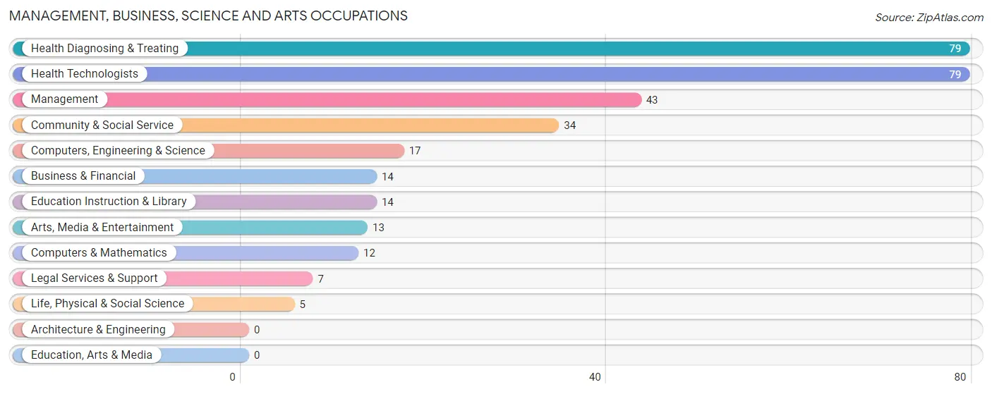 Management, Business, Science and Arts Occupations in Zip Code 01245