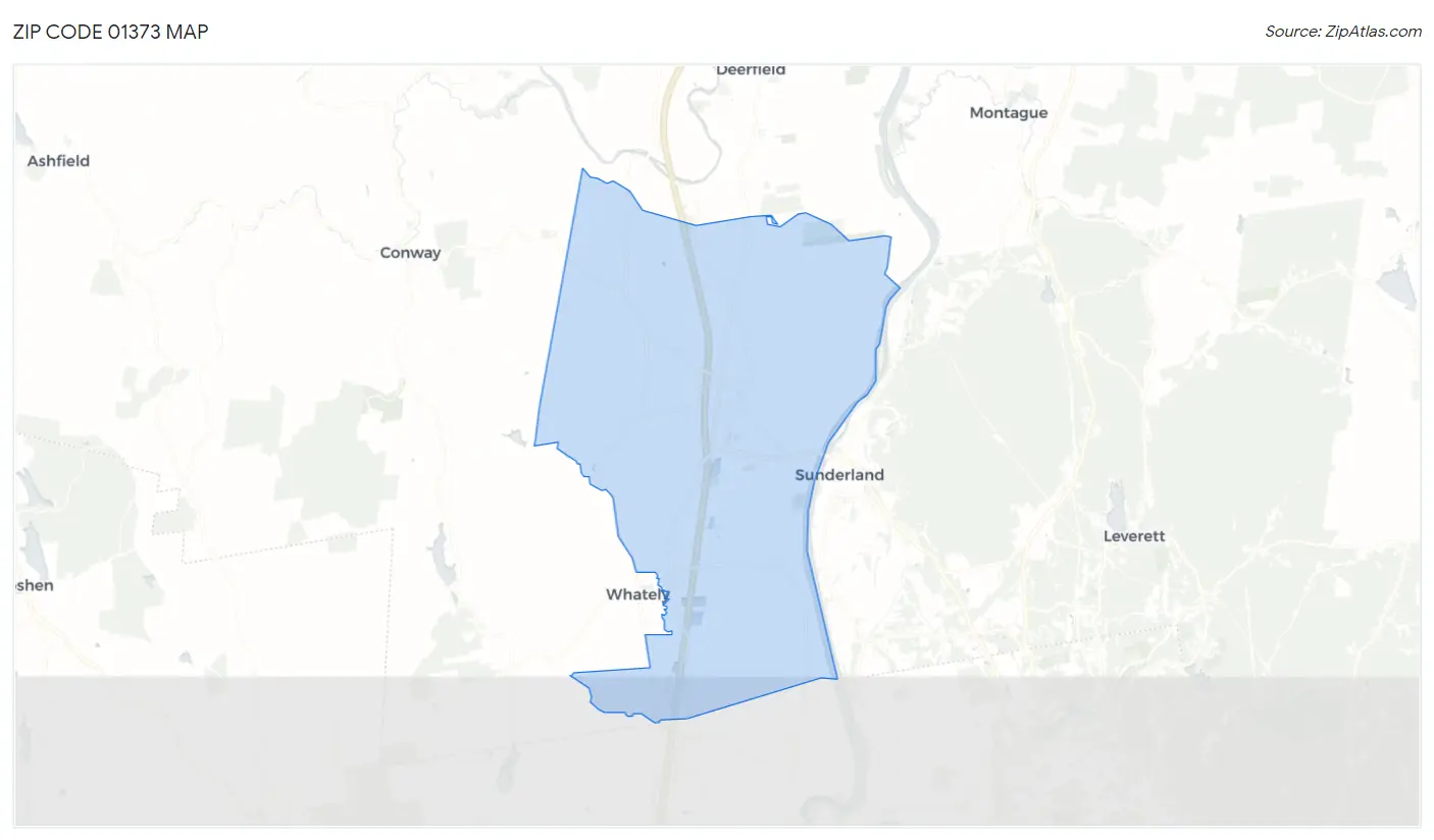 Zip Code 01373 Map