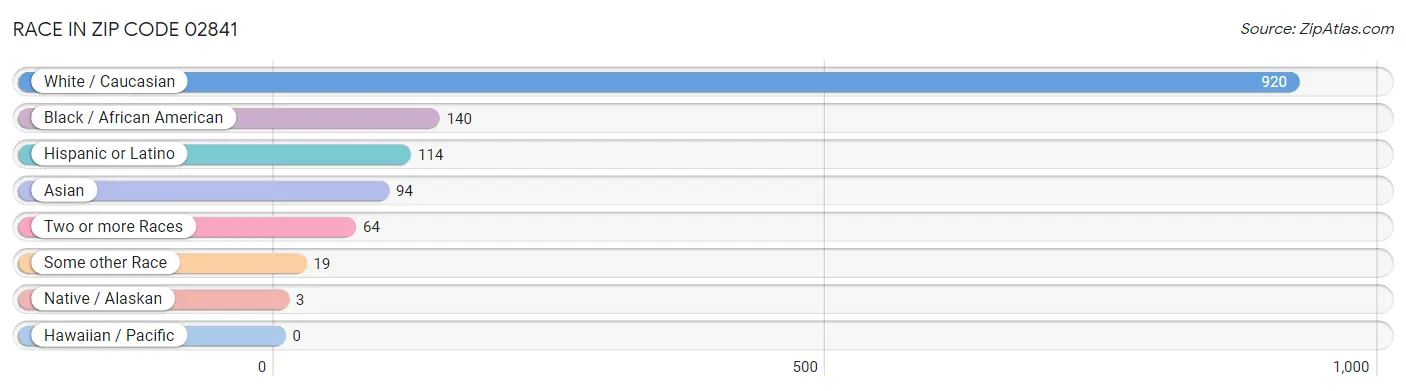 Race in Zip Code 02841