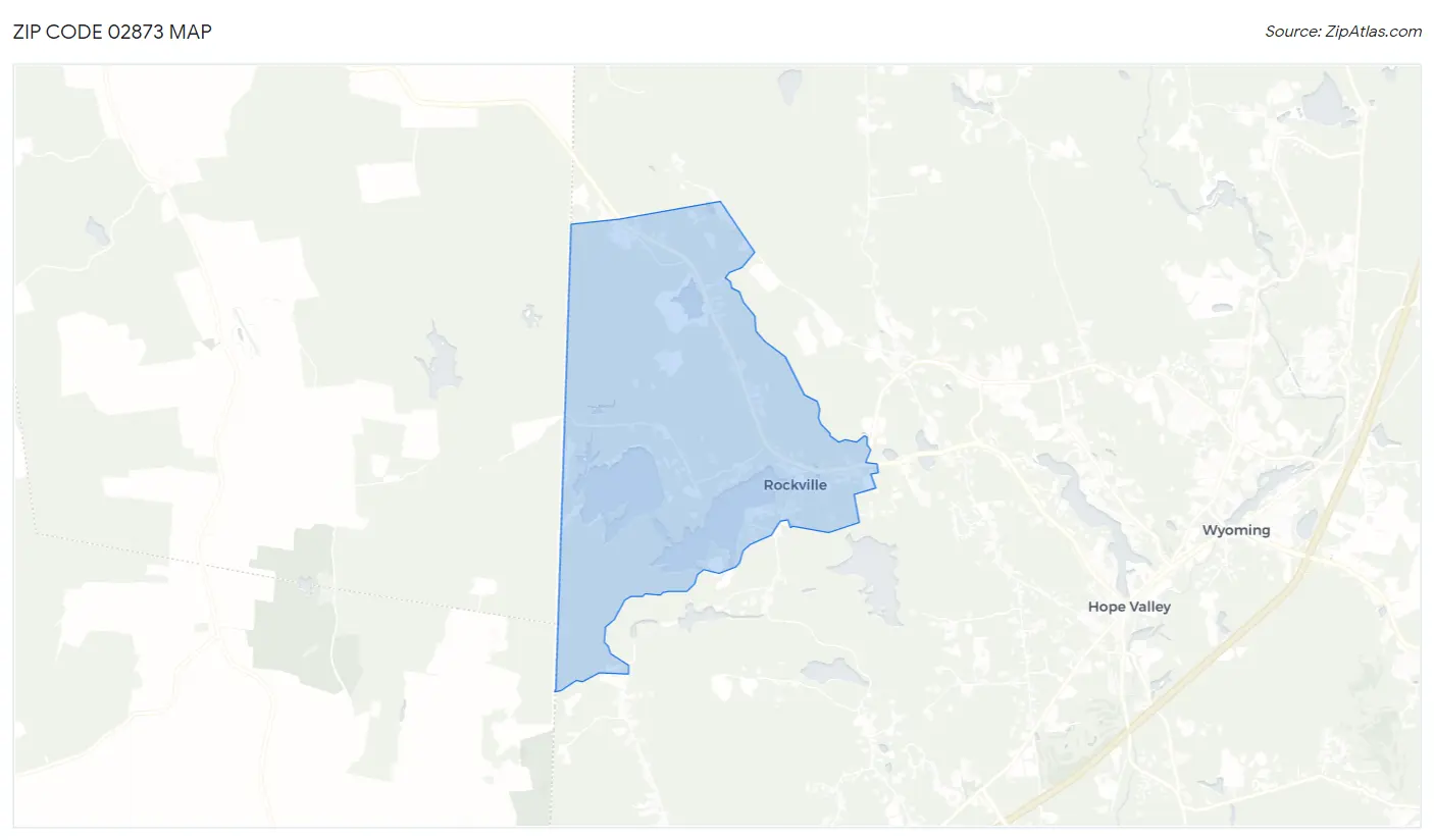 Zip Code 02873 Map