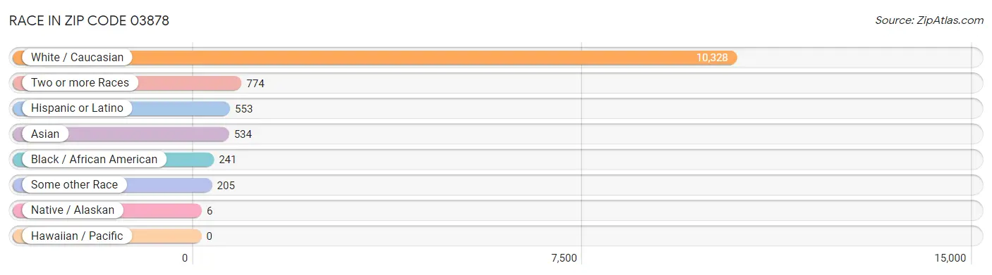 Race in Zip Code 03878