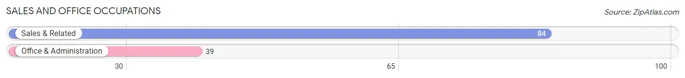 Sales and Office Occupations in Zip Code 04047