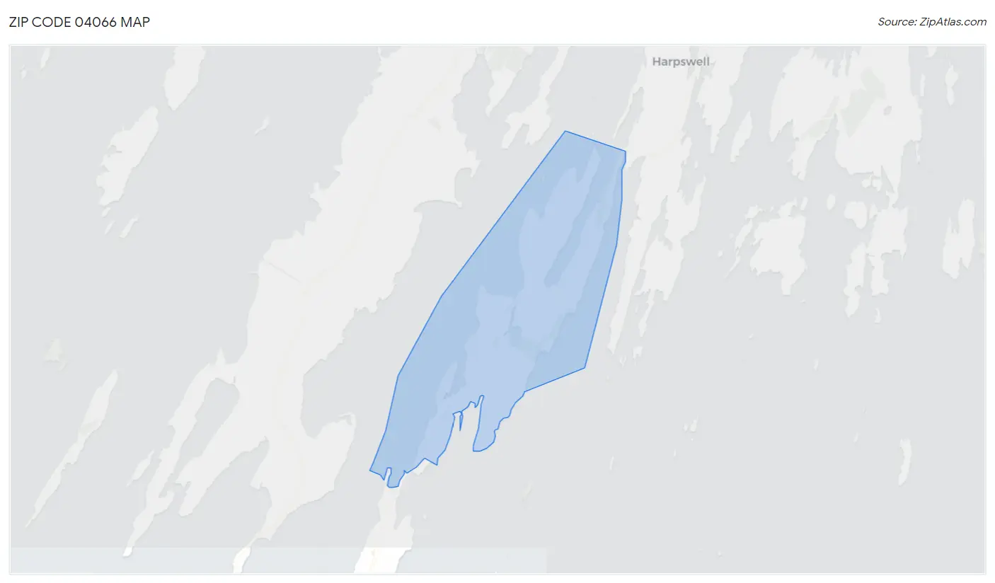 Zip Code 04066 Map