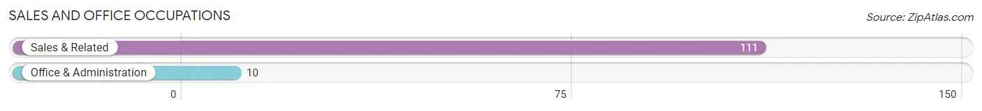 Sales and Office Occupations in Zip Code 04539