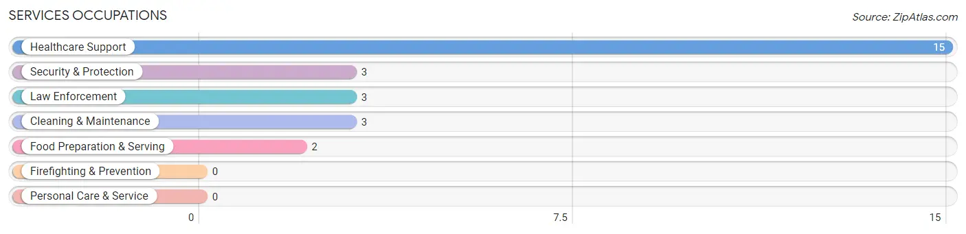 Services Occupations in Zip Code 04735