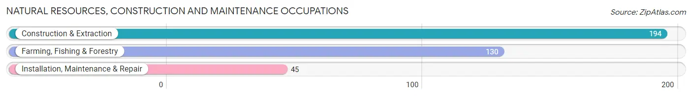 Natural Resources, Construction and Maintenance Occupations in Zip Code 05443