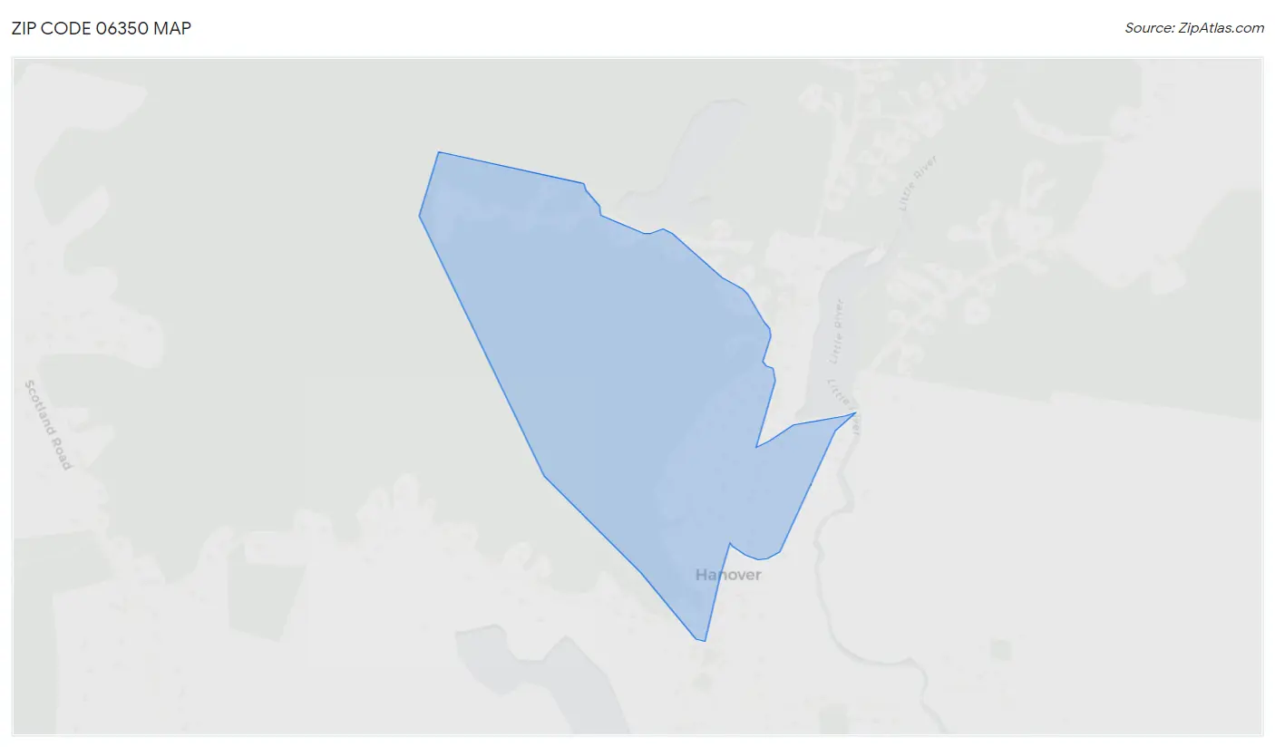 Zip Code 06350 Map