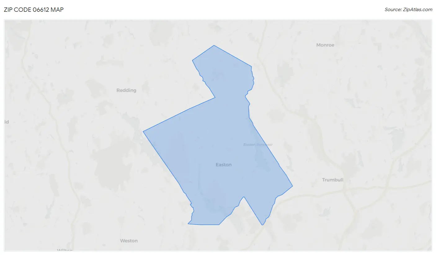 Zip Code 06612 Map